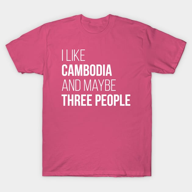 Cambodia T-Shirt by OKDave